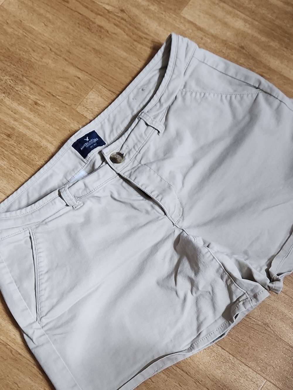 Khaki Women’s Casual Shorts - American Eagle Outfitters